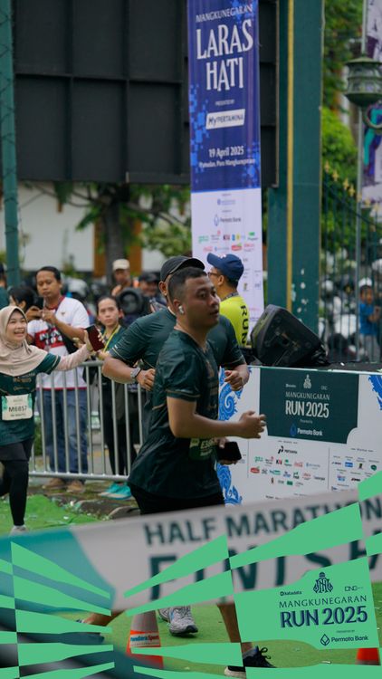 Race photo from Mangkunegaran Run 2025