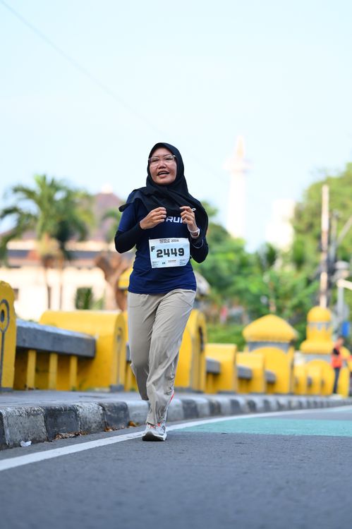 Race photo from KEMLU RUN 2025
