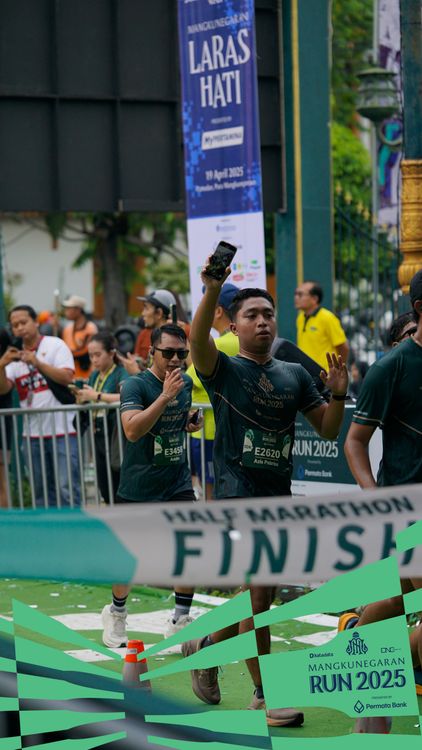 Race photo from Mangkunegaran Run 2025