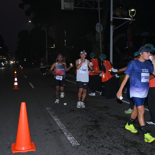 Race photo from KEMLU RUN 2026