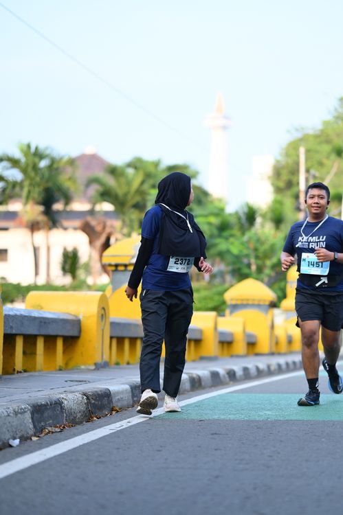 Race photo from KEMLU RUN 2025