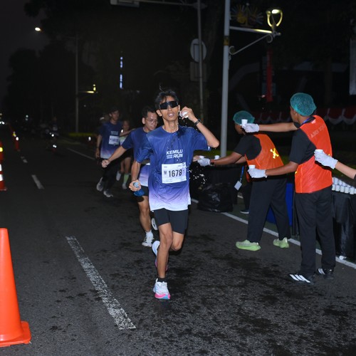 Race photo from KEMLU RUN 2026