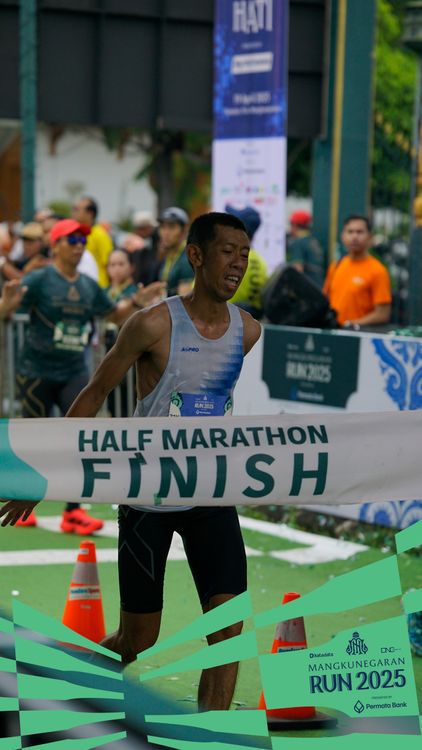 Race photo from Mangkunegaran Run 2025