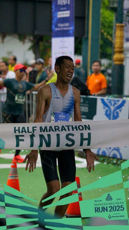 Race photo from Mangkunegaran Run 2025