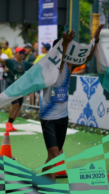 Race photo from Mangkunegaran Run 2025