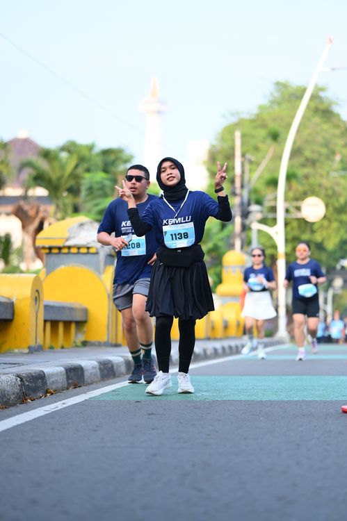 Race photo from KEMLU RUN 2025