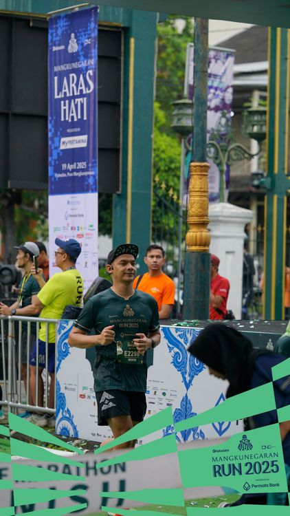 Race photo from Mangkunegaran Run 2025