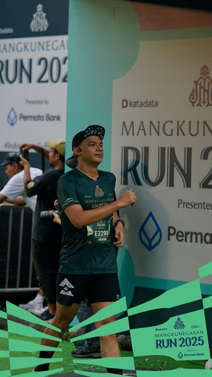 Race photo from Mangkunegaran Run 2025
