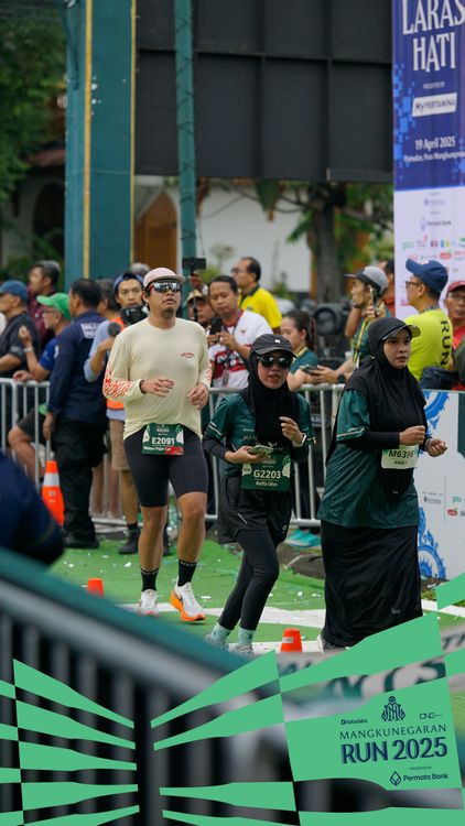 Race photo from Mangkunegaran Run 2025