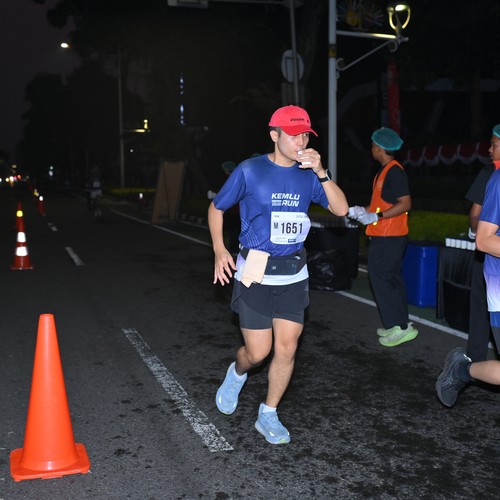 Race photo from KEMLU RUN 2026