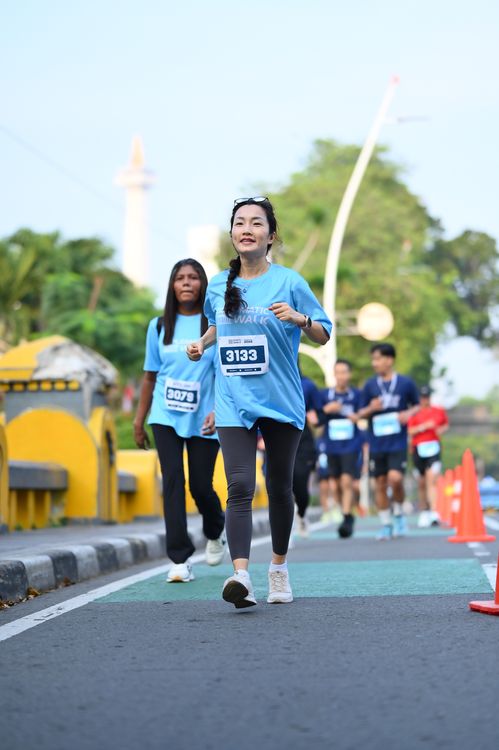 Race photo from KEMLU RUN 2025