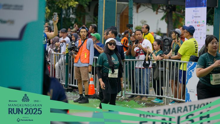 Race photo from Mangkunegaran Run 2025