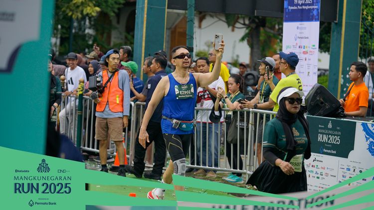 Race photo from Mangkunegaran Run 2025