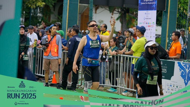 Race photo from Mangkunegaran Run 2025