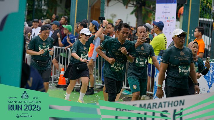 Race photo from Mangkunegaran Run 2025