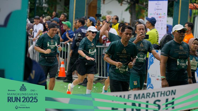 Race photo from Mangkunegaran Run 2025