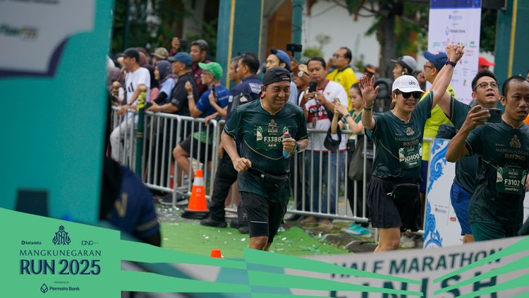 Race photo from Mangkunegaran Run 2025