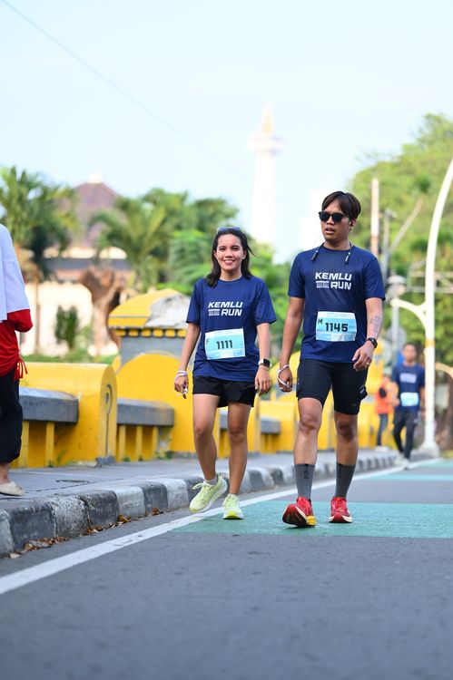 Race photo from KEMLU RUN 2025