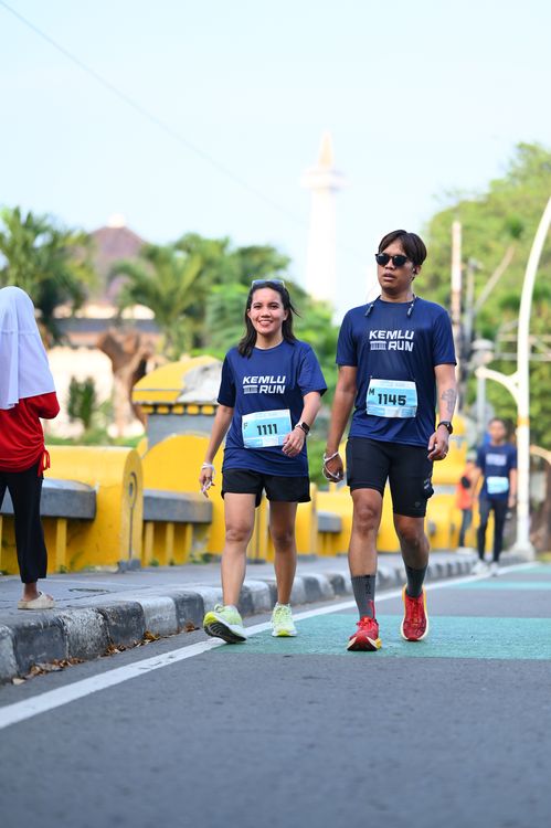 Race photo from KEMLU RUN 2025