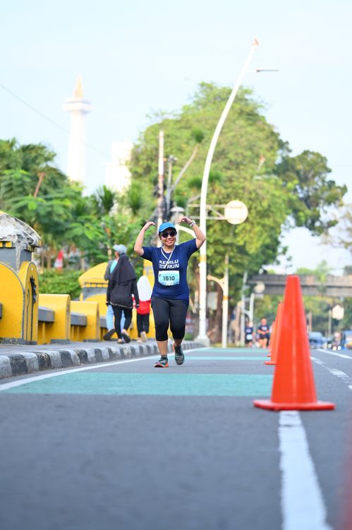 Race photo from KEMLU RUN 2025