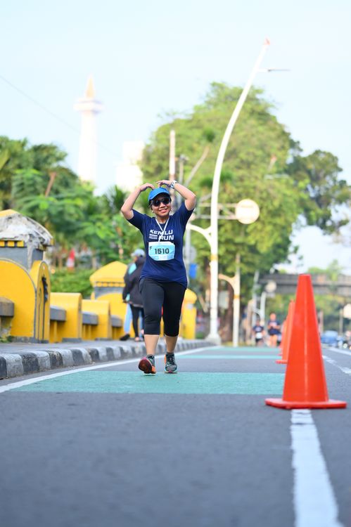 Race photo from KEMLU RUN 2025