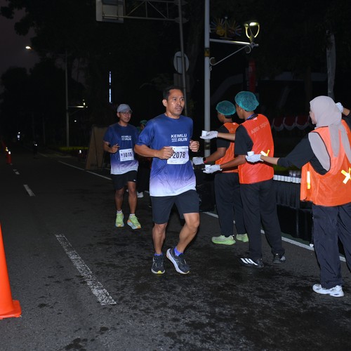 Race photo from KEMLU RUN 2026