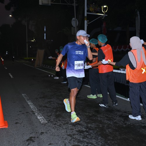 Race photo from KEMLU RUN 2026
