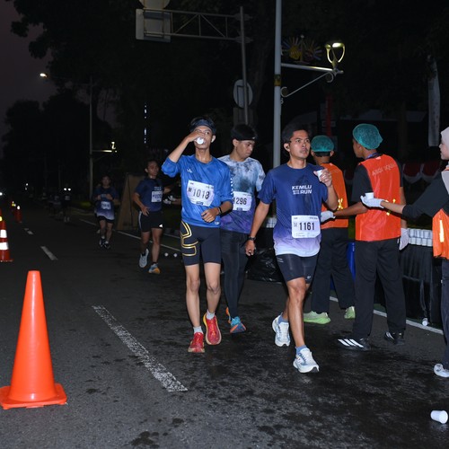 Race photo from KEMLU RUN 2026