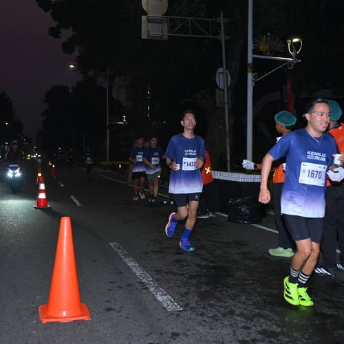 Race photo from KEMLU RUN 2026