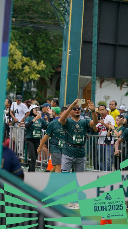 Race photo from Mangkunegaran Run 2025