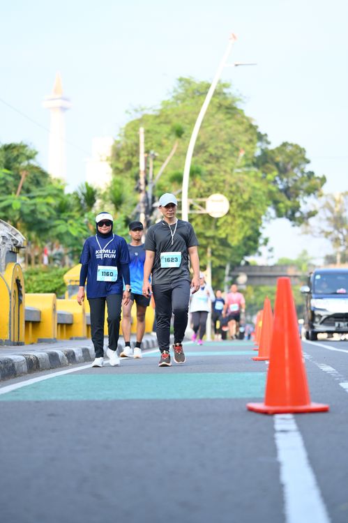 Race photo from KEMLU RUN 2025