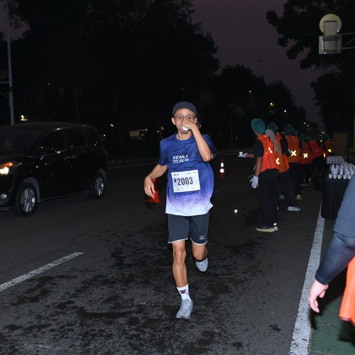 Race photo from KEMLU RUN 2026