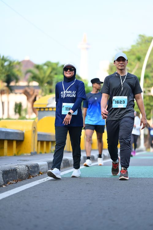Race photo from KEMLU RUN 2025