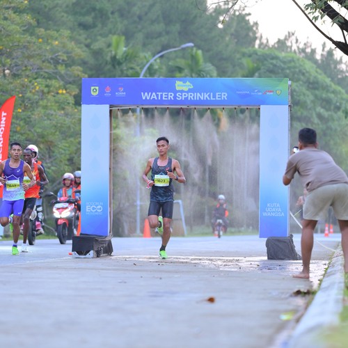 Race photo from BOGORUN 2026