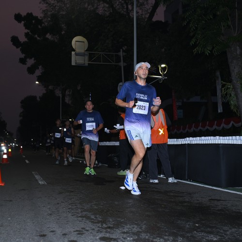 Race photo from KEMLU RUN 2026