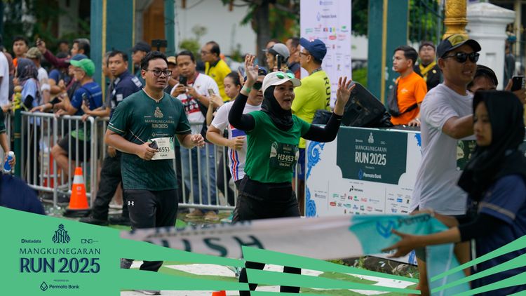 Race photo from Mangkunegaran Run 2025