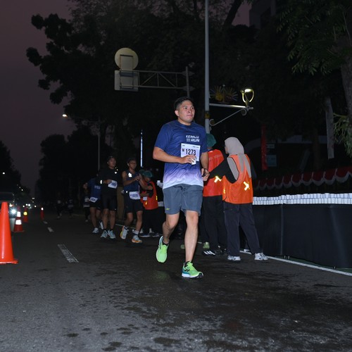 Race photo from KEMLU RUN 2026
