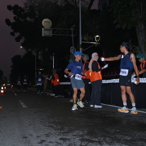 Race photo from KEMLU RUN 2026