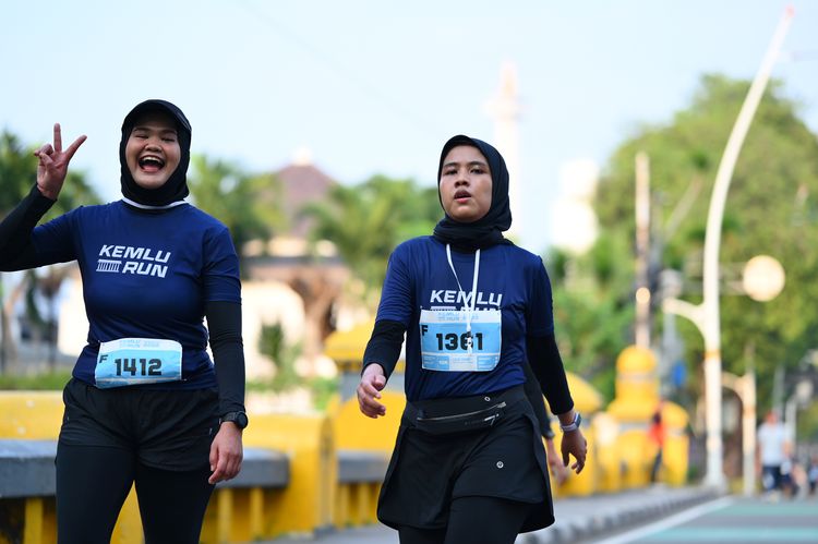 Race photo from KEMLU RUN 2025