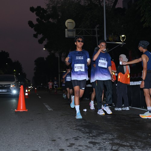 Race photo from KEMLU RUN 2026