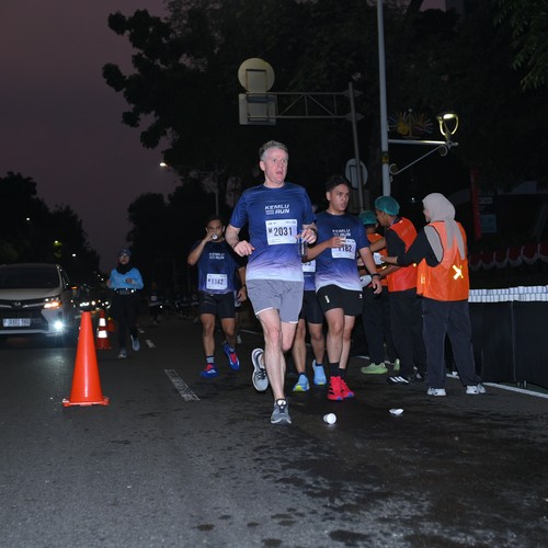 Race photo from KEMLU RUN 2026