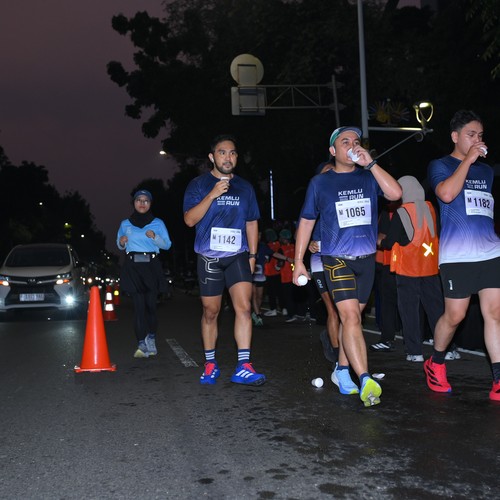 Race photo from KEMLU RUN 2026