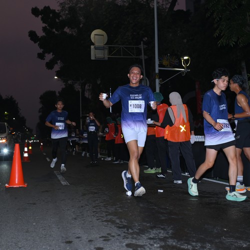 Race photo from KEMLU RUN 2026