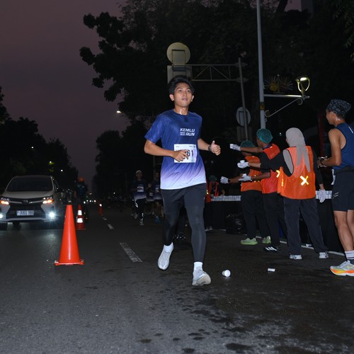 Race photo from KEMLU RUN 2026