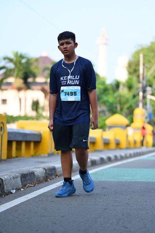 Race photo from KEMLU RUN 2025