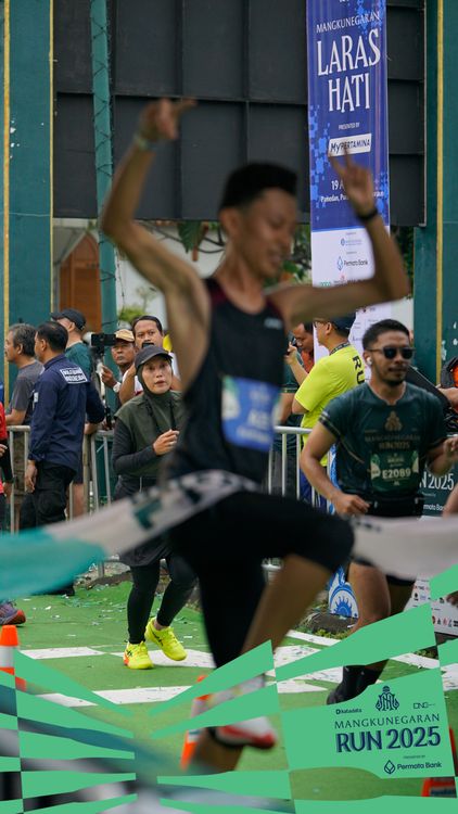 Race photo from Mangkunegaran Run 2025