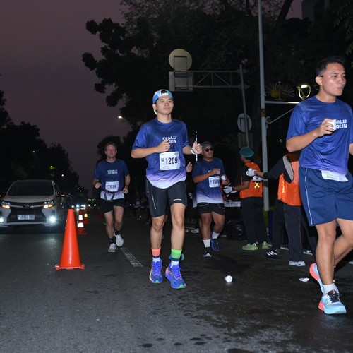 Race photo from KEMLU RUN 2026