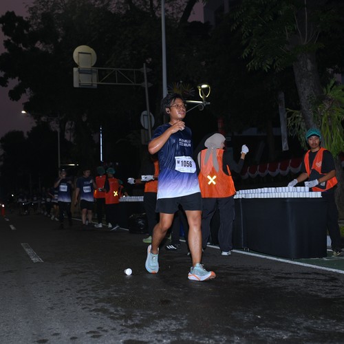 Race photo from KEMLU RUN 2026