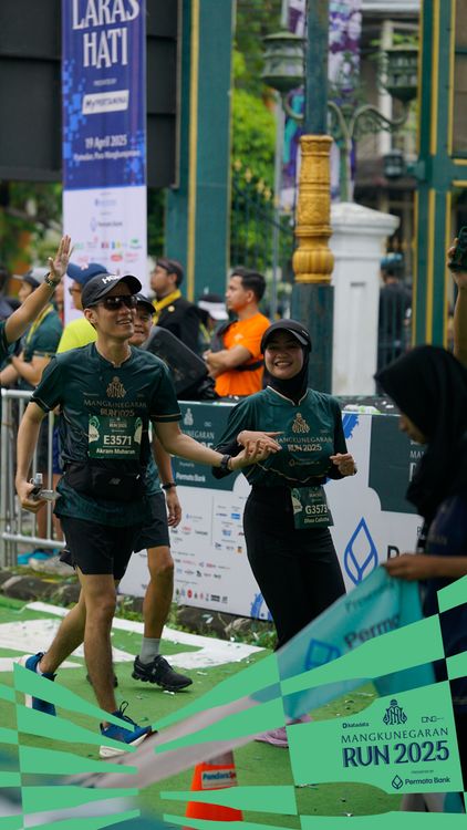Race photo from Mangkunegaran Run 2025