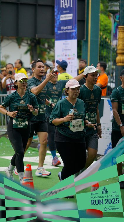 Race photo from Mangkunegaran Run 2025